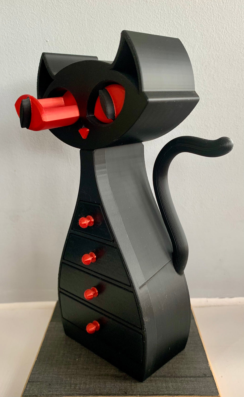 🐾 Cat Jewellery Box – 3D Printed with Love 🐾