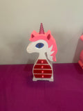 🦄 Unicorn jewellery box with 5 drawers to organise your jewellery