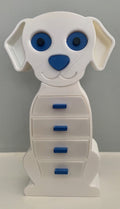 3D Printed white Labrador Jewelry Box with Secret Nose Drawer 🐶