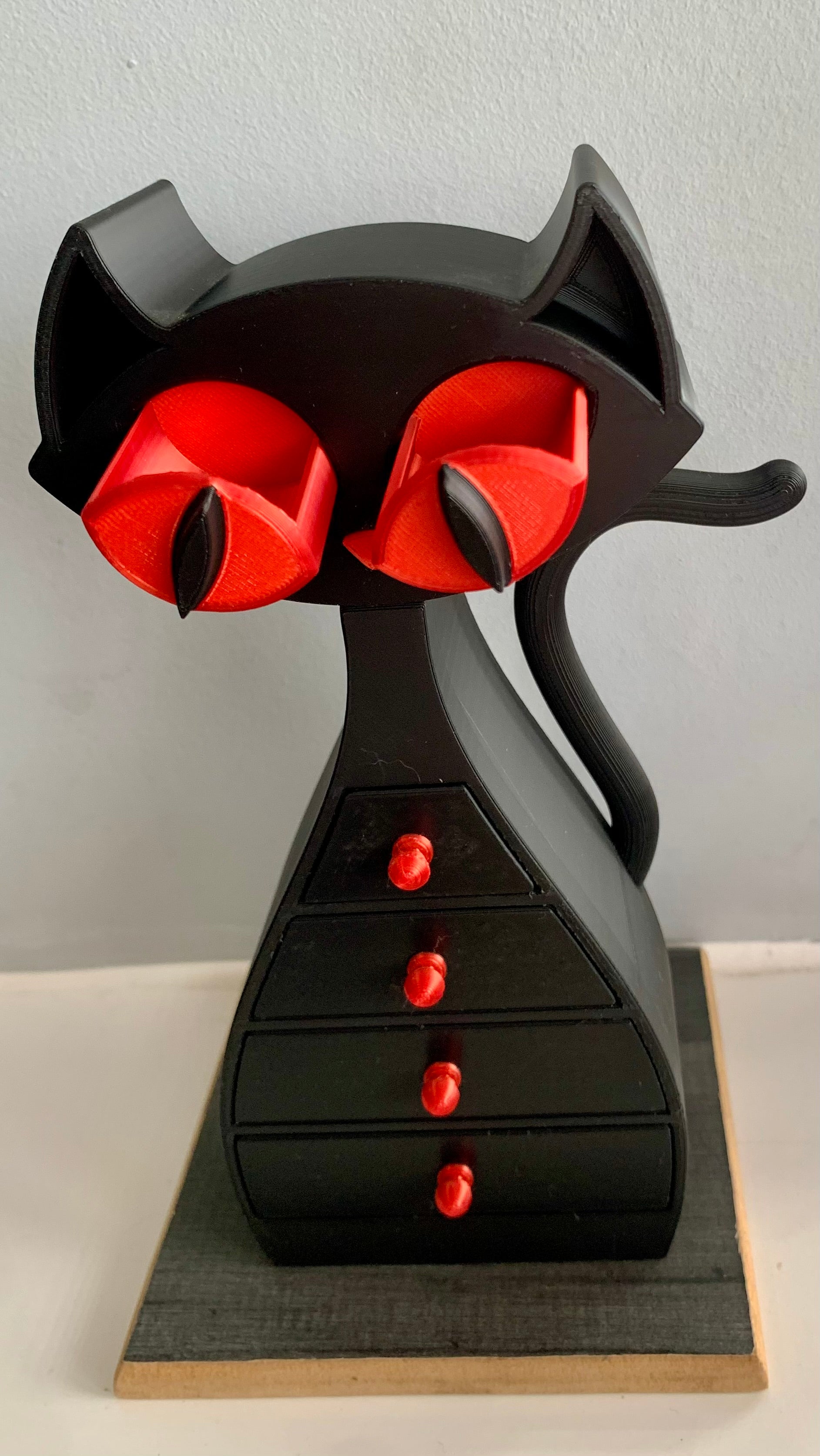 🐾 Cat Jewellery Box – 3D Printed with Love 🐾