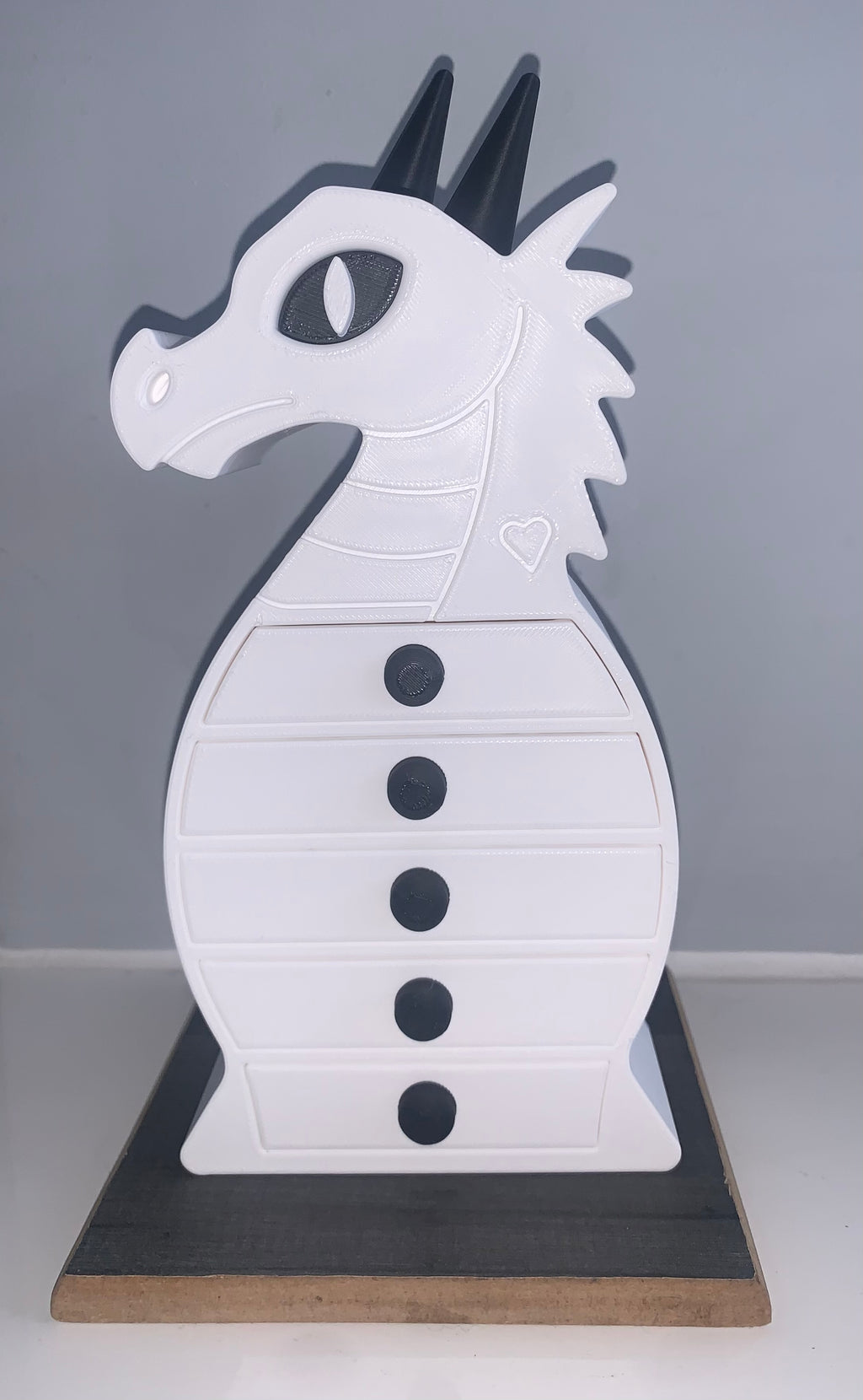 🐉 Mystical Dragon Jewellery Box – 3D Printed with Secret Hidden Drawer. 🐉