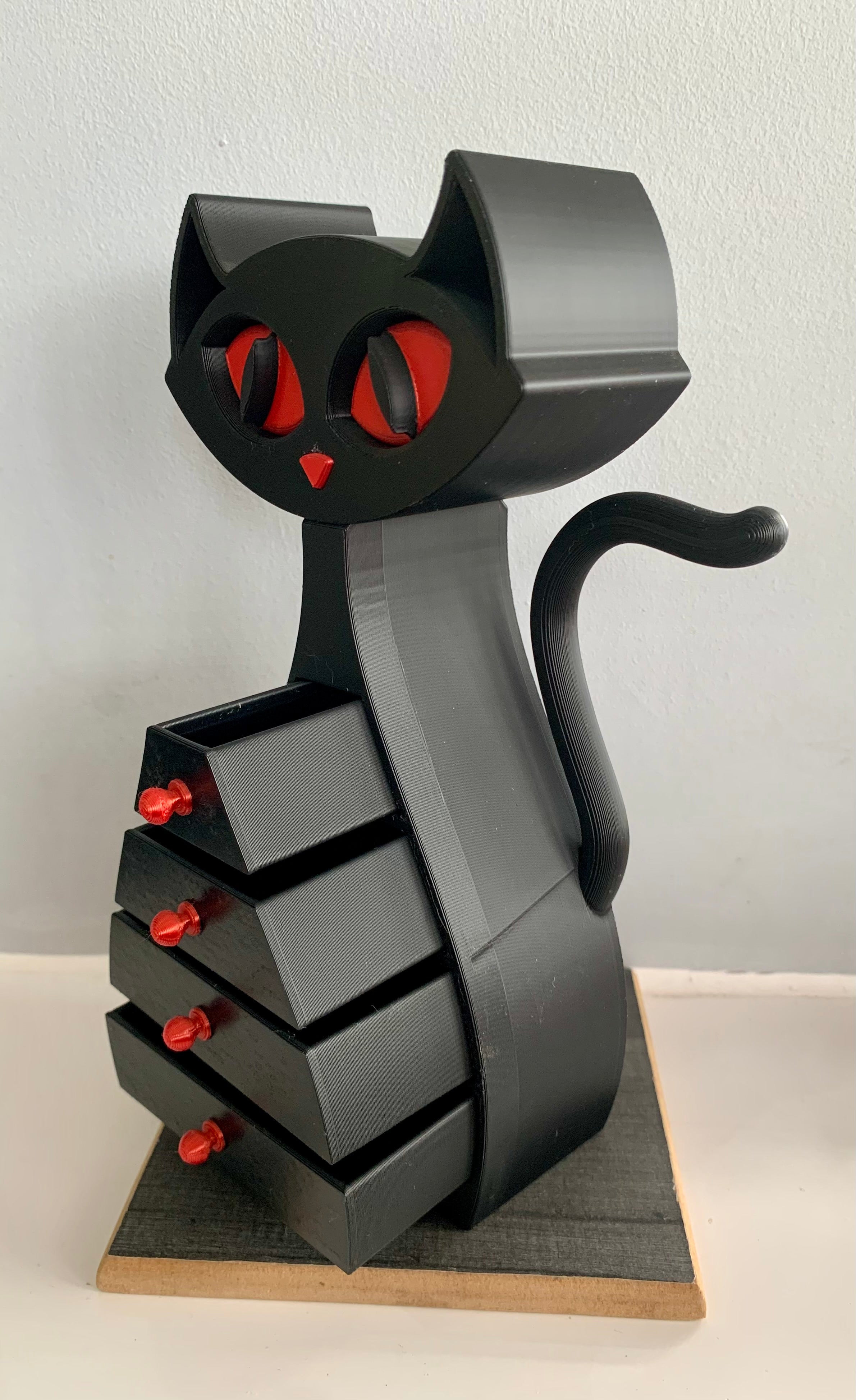 🐾 Cat Jewellery Box – 3D Printed with Love 🐾