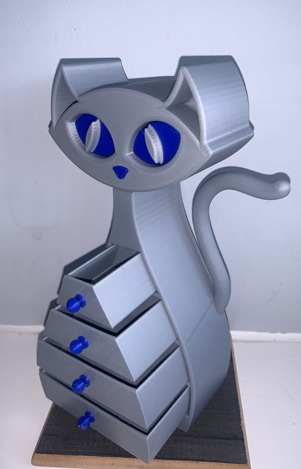 🐾 Cat Jewellery Box – 3D Printed with Love 🐾
