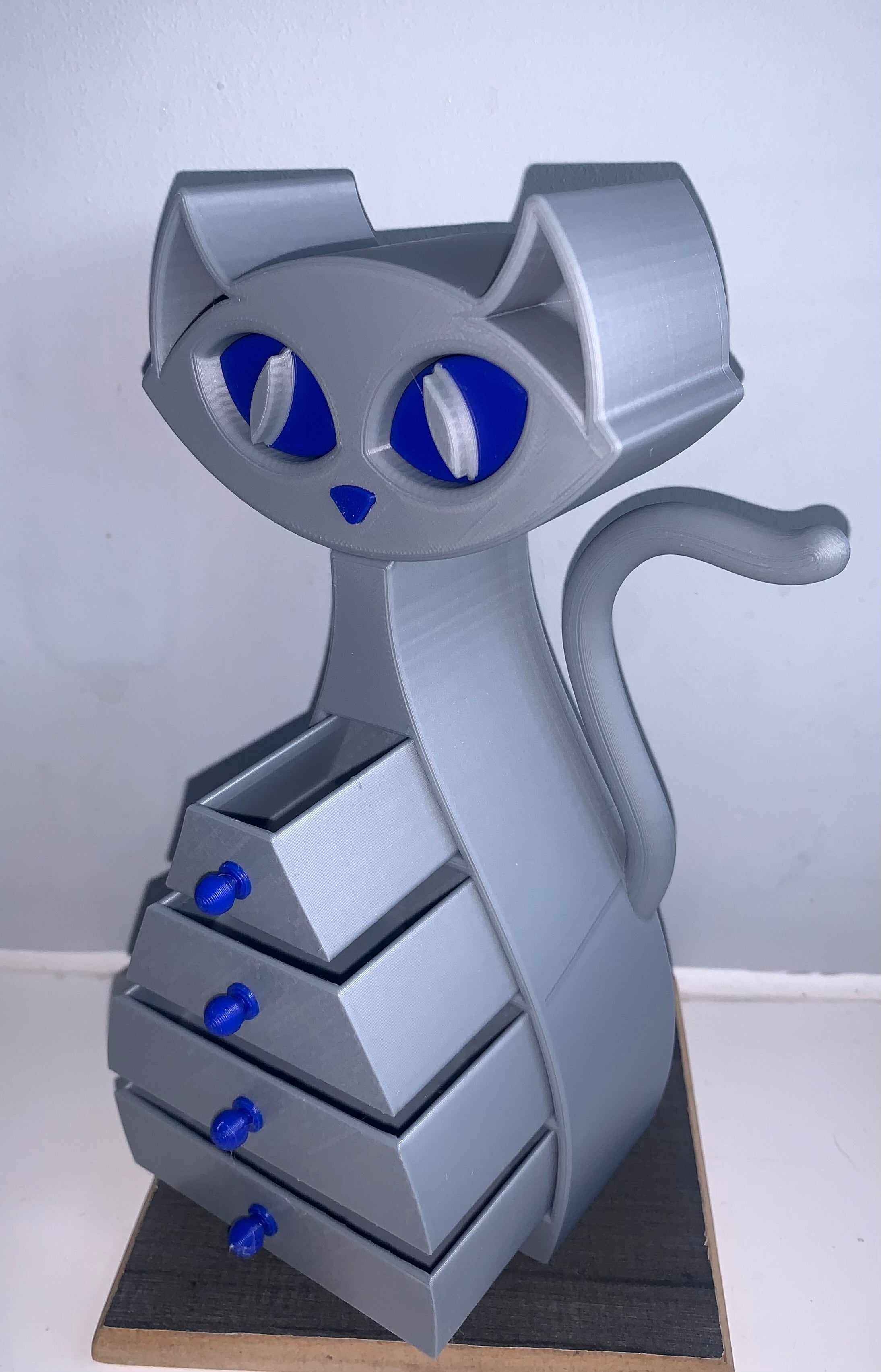 🐾 Cat Jewellery Box – 3D Printed with Love 🐾