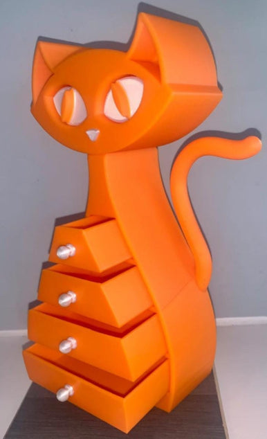 🐾 Cat Jewellery Box – 3D Printed with Love 🐾