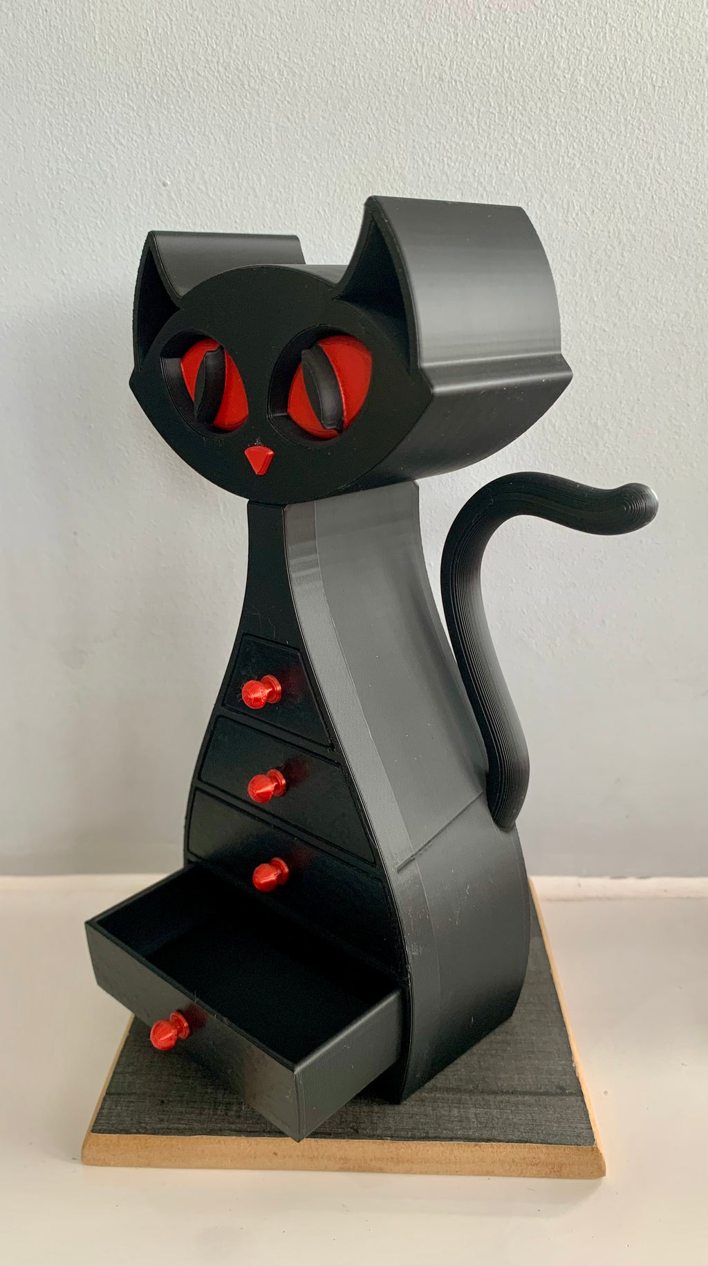 🐾 Cat Jewellery Box – 3D Printed with Love 🐾