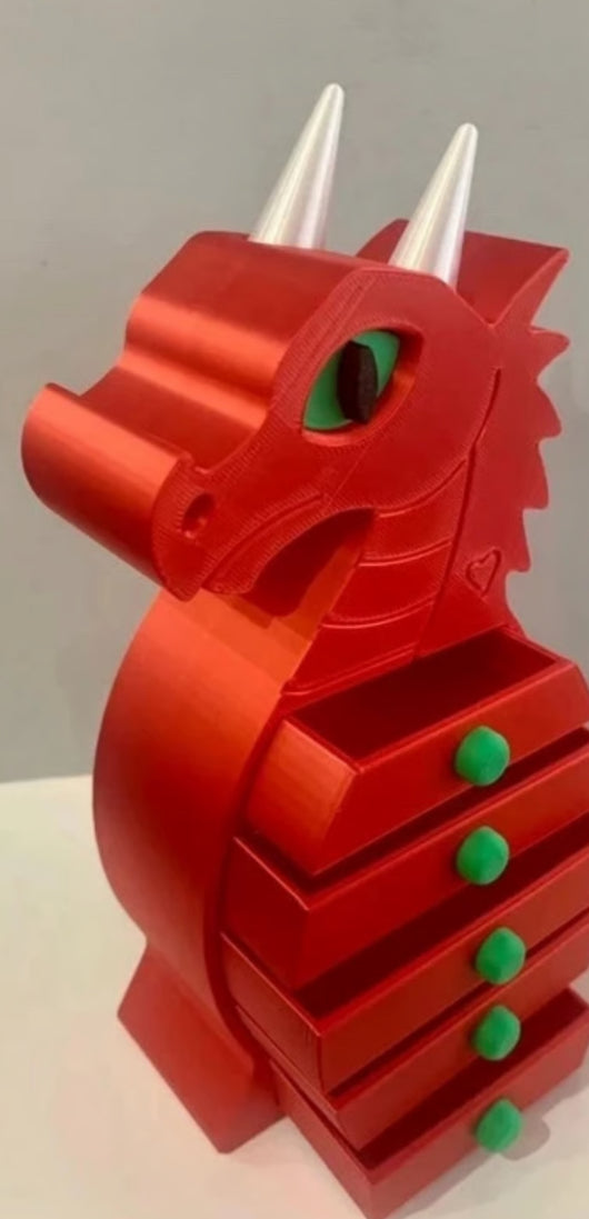 🐉 Mystical Dragon Jewellery Box – 3D Printed with Secret Hidden Drawer. 🐉 (Copy)