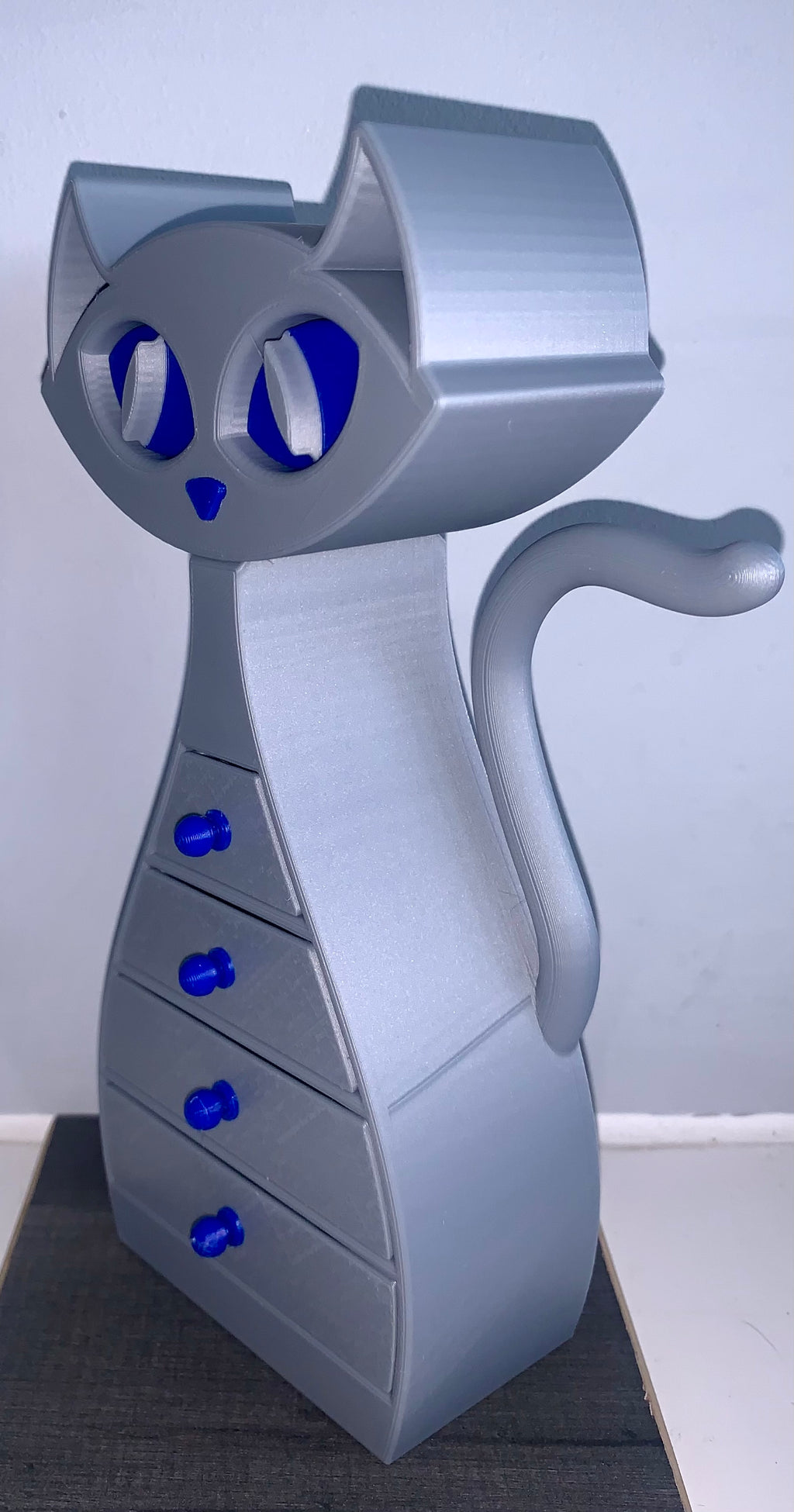 🐾 Cat Jewellery Box – 3D Printed with Love 🐾