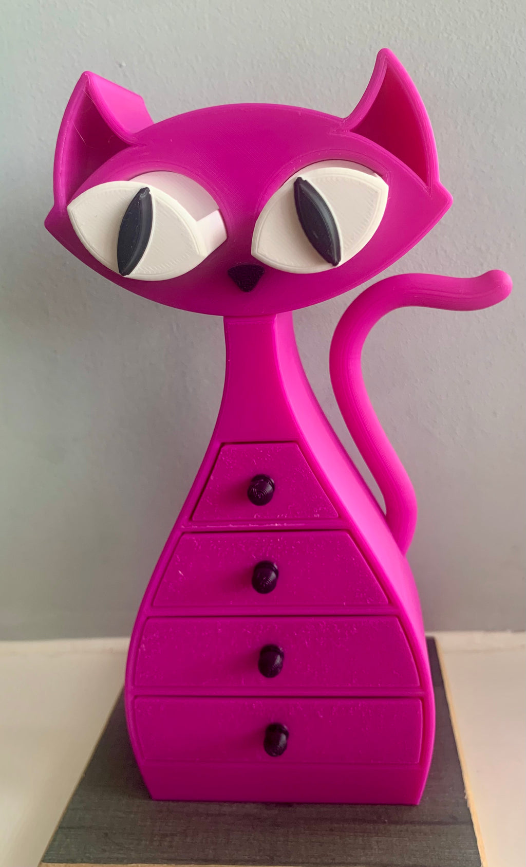 🐾 Cat Jewellery Box – 3D Printed with Love 🐾