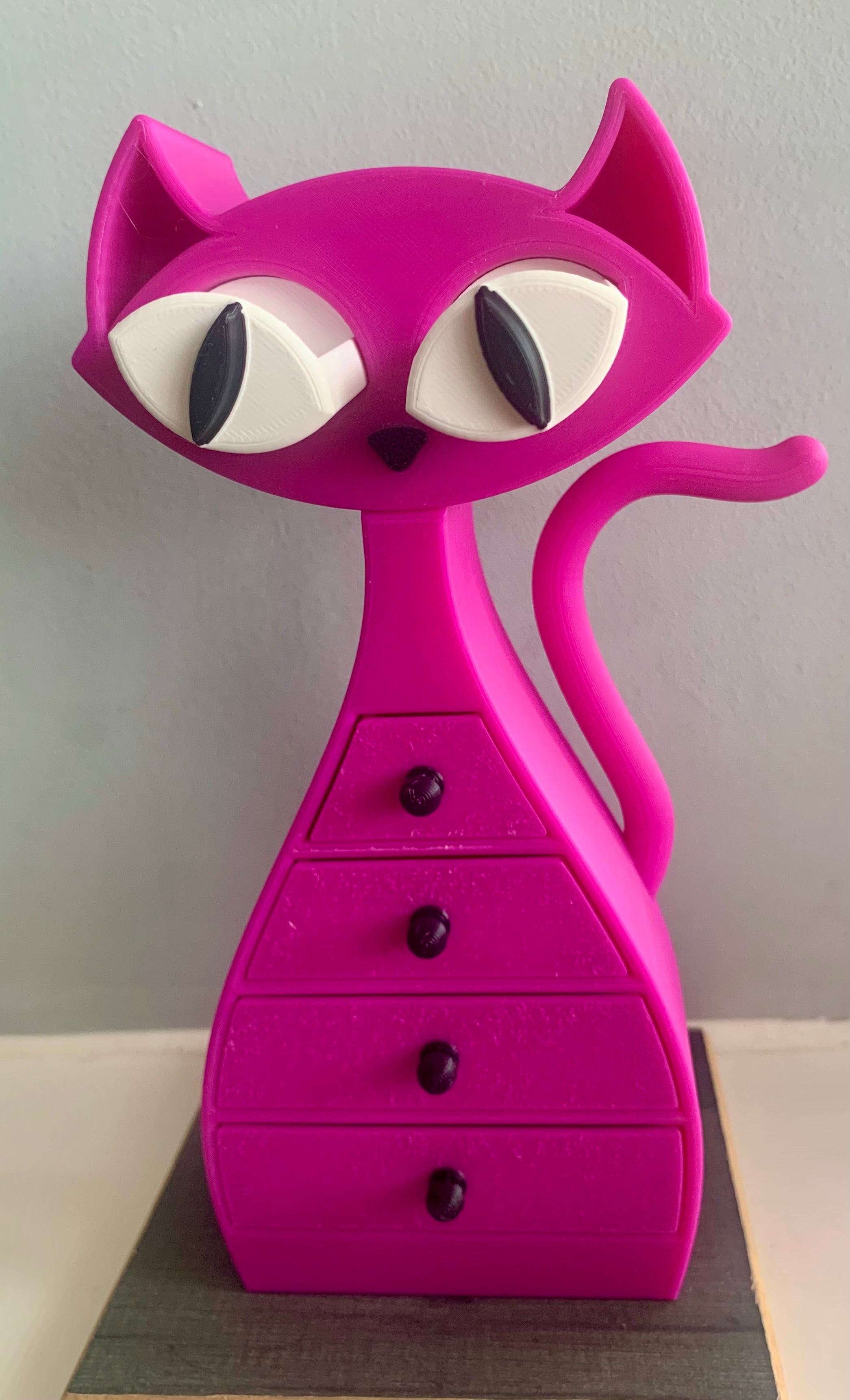 🐾 Cat Jewellery Box – 3D Printed with Love 🐾